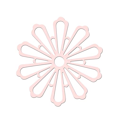 TRFPLOOC Topfuntersetzer, Untersetzer Topf Topfuntersetzer Hitzebeständig Untersetzer Hitzebeständiges topflappen Topf untersetzer-Set Topflappen Küchenutensilien (Rosa, 15.5 cm) von TRFPLOOC