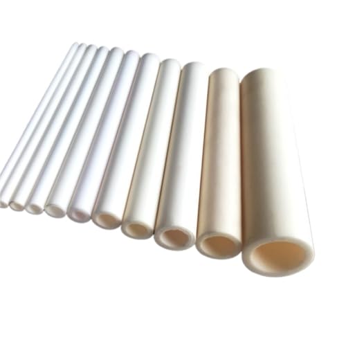 1 Stück 100 mm Porzellan-Hohlkanal – bearbeitbares weißes Aluminiumoxid-Keramikrohr mit Innendurchmesser 1,5–5 mm for hohe Temperaturen(1mm x 2mm) von TRFVDVERD