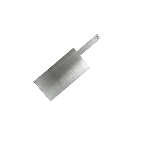 1 Stück Metallelektrodenplatte mit Griff – 1 mm dick for elektrochemische Experimente – erhältlich in den Größen 50 x 100 mm und 100 x 100 mm(Stainless Steel Plate 50x100mm) von TRFVDVERD