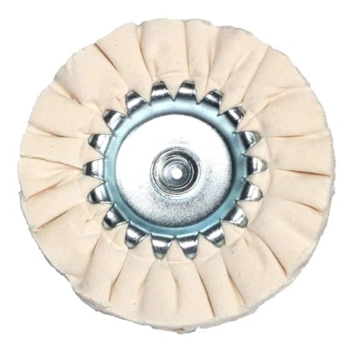 1 Stück Otton Airway-Polierscheibe – Weiche Polierscheibe aus Poliertuch for Wärmeableitung, Auto- und Motorrad-Detailarbeit, 80 mm x 12 mm von TRFVDVERD