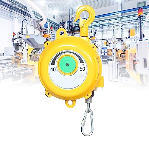 1 Stück einziehbarer Federzug-Werkzeughalter – legierter Stahl mit verstellbarem Haken, Drahtseil for Werkstatt, Automobil(40-50kg) von TRFVDVERD