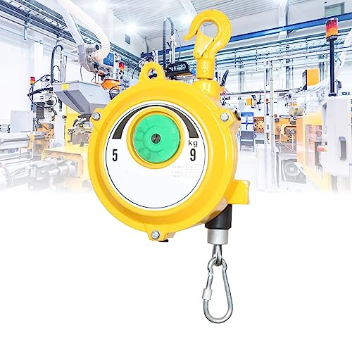 1 Stück einziehbarer Federzug-Werkzeughalter – legierter Stahl mit verstellbarem Haken, Drahtseil for Werkstatt, Automobil(5-9kg) von TRFVDVERD