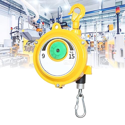1 Stück einziehbarer Federzug-Werkzeughalter – legierter Stahl mit verstellbarem Haken, Drahtseil for Werkstatt, Automobil(9-15kg) von TRFVDVERD