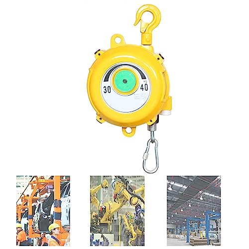 1 Stück einziehbarer Federzug mit 1,5 m Drahtseil – Hochleistungs-Werkzeugzug for Werkstatt, Automobil und Industrie(30-40kg) von TRFVDVERD