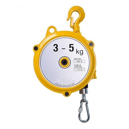 1 Stück einziehbarer Federzug mit 1,5 m Drahtseil – langlebiger Werkzeughalter for Werkstatt- und Kfz-Ausrüstung(3-5 Kg) von TRFVDVERD