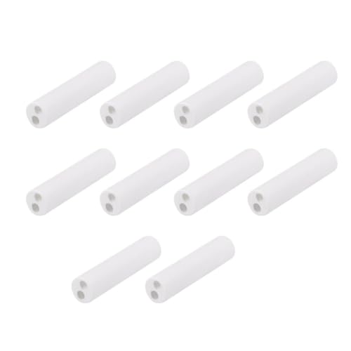 10 Stück Doppelbohrungs-Rohrverbindungsstücke aus Aluminiumoxidkeramik, hochabriebfeste Rohre for Heizelemente, Außendurchmesser 3–5 mm(7 * 2.5 * 26mm) von TRFVDVERD