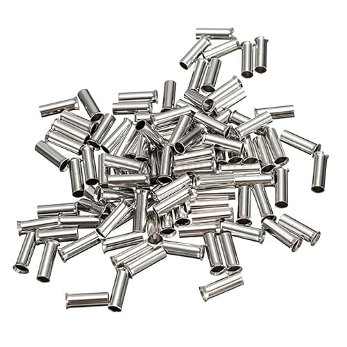 100 Stück nicht isolierte Kupfer-Aderendhülsen for elektrische Kabel – 0,5 mm² bis 16 mm², verzinnte Crimpverbinder(1.0mm²) von TRFVDVERD
