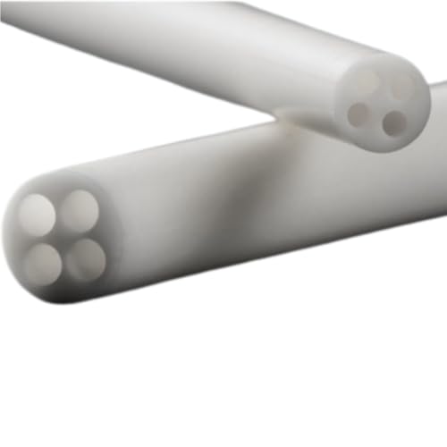 2 Stück hochreine Aluminiumoxidkeramikröhren mit 4-Loch-Bohrung, 2–1,5 mm Innendurchmesser, außergewöhnliche elektrische Isolierung und Widerstandsfähigkeit(150MM*3MM*0.8MM) von TRFVDVERD