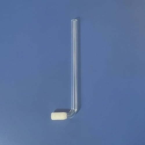 Belüftungsrohr aus Borosilikatglas mit Sandkern – Kernbelüfter zur Gasdiffusion – anpassbare Packung mit 1 Stück(D 6mm L-Type) von TRFVDVERD