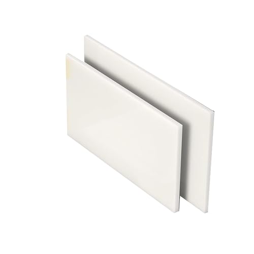 Harte ABS-Kunststoffplatten 100 x 200 mm – 5 Stück thermoformbare Bastelplatten for Heimwerkerprojekte und Heimwerker(3mm) von TRFVDVERD