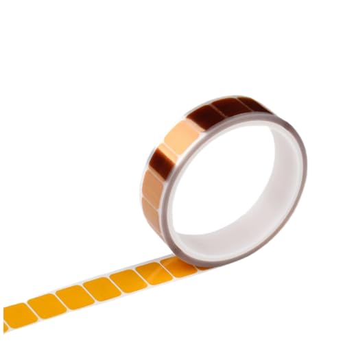 Hochtemperatur-Klebeband for Thermoelemente - 200℃ Isolationsaufkleber, 500 Blatt, 15x18mm, Polyimidfolie(2PCS) von TRFVDVERD