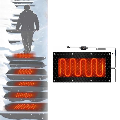 Schneeschmelzmatten – rutschfeste, wasserdichte elektrische Matten for Entfernen von Schnee und Eis im Winter (3 Stück, 40 x 160 cm)(30x60cmx1Pcs) von TRFVDVERD