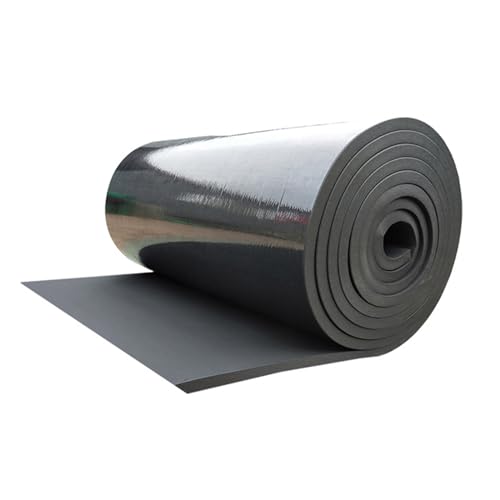 Selbstklebend Dämmschaummatte, Isolierung Kautschuk Dämmung Dämmplatte, Perfekt als Wärmedämmung, Kälteschutz und Verdunklung(Thick:30mm/1.2",Black) von TRGCJGH