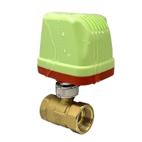 1/2 "3/4" 1 "2" IP65 Wasserdichte Motorisierte Ball Ventil 220V 12V 24V Messing Elektrische ball 3 Draht/2 Draht Ventile(1",12VDC_CR04) von TRGYJGKF