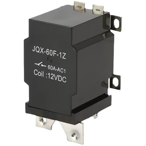 TRGYJGKF 1PCS JQX-60F-1Z 12VDC 24VDC AC220V DC12V DC24V 60A Öffnen und schließen(12VDC) von TRGYJGKF
