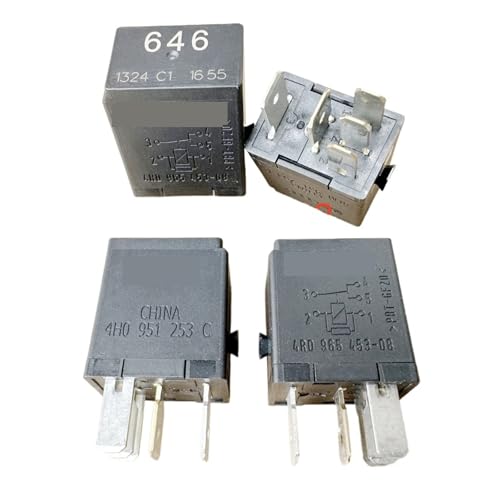 646 4RD 965 453-08 4H0 951 253 C HX4 (V6C-12V) Relais 5-polig(The relay base) von TRGYJGKF
