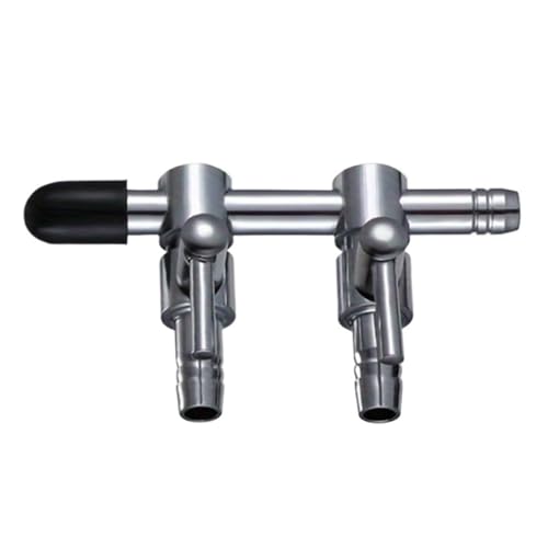 Aquarium Air Flow Control Hebel Ventil Distributor Splitter Sauerstoff Pumpe Zubehör Fisch Tank Edelstahl 1 Zu 4 Wa(2 Way) von TRGYJGKF
