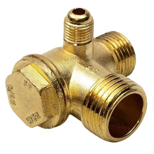 Außengewinde Luftkompressor Rückschlagventil Zink-Legierung Zubehör Anschluss for 20 * 16 * 10 Ersatz(20X19X10MM) von TRGYJGKF