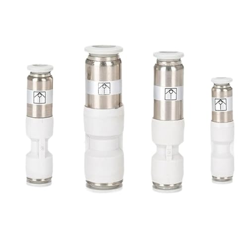 Gas pipe quick connector one-way valve non return straight through bend check Quick plug PCVV/PCVU-4/6/8/10/12(PCVV12) von TRGYJGKF