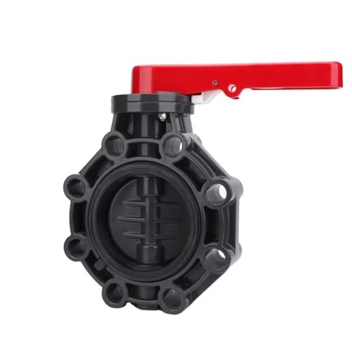 Plastic Flexible Flange Connection Accessories Manual Butterfly Valve(Month 2in,CVPC) von TRGYJGKF