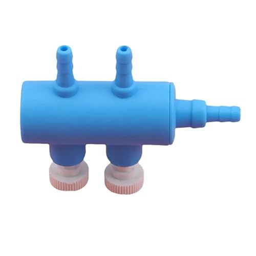 Praktische Aquarium Luftpumpe Flow Control Ventil Verteiler Schlauch Splitter Fisch Tank Zubehör Rohr Sauerstoff Split-flow(2 heads) von TRGYJGKF