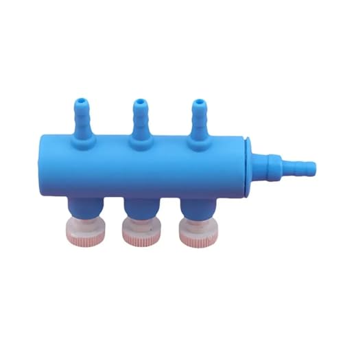 Praktische Aquarium Luftpumpe Flow Control Ventil Verteiler Schlauch Splitter Fisch Tank Zubehör Rohr Sauerstoff Split-flow(3 heads) von TRGYJGKF