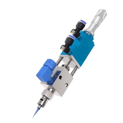 QLH-21A Pneumatische Präzision Fingerhut Abgabe Ventil UV Kleber Dispenser 0,01 ml Y(Micrometer nut2) von TRGYJGKF