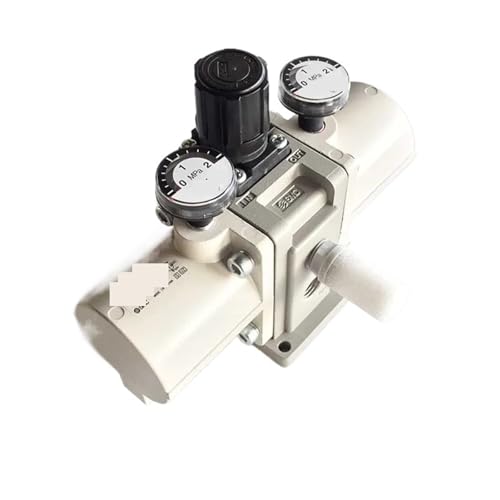 TRGYJGKF VBA11A-02GN VBA10A-02 Pneumatische Booster Regler 1/4 for Industrielle Air Tank Zubehör Mit Schalldämpfer Manometer(VBA11A-02GN) von TRGYJGKF
