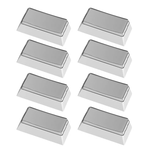 TRHEEE 8Keys PBTs-Tastenkappe, Originalhöhe 2U, keine Gravur, Rohlinge, Tastenabdeckungen, einzigartige Charakter-Taste, für mechanische Tastaturen von TRHEEE