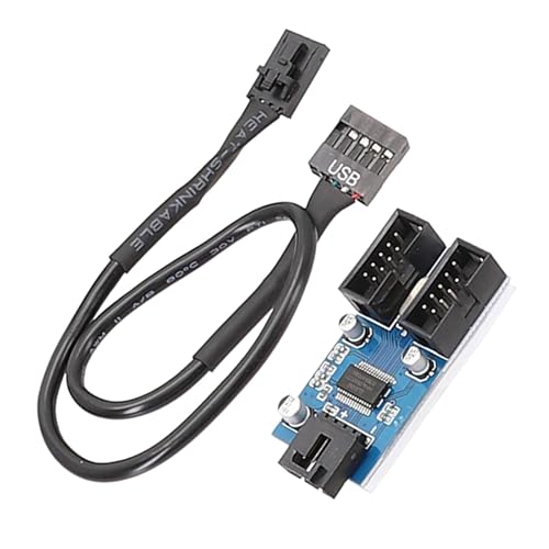 USB 9Pin Expansion Card Female 1 Bis 2 Weibliche Verlängerungskabeladapter Leiterplatte 2.0 Hubs Hubs Für Desktop Motherboards USB 9Pin Expansion Card Female 1 Bis 2 Weibliche Verlängerungskabeladapter Leiterplatte 2.0 Hubs Hubs Für Desktop Motherboards von TRHEEE