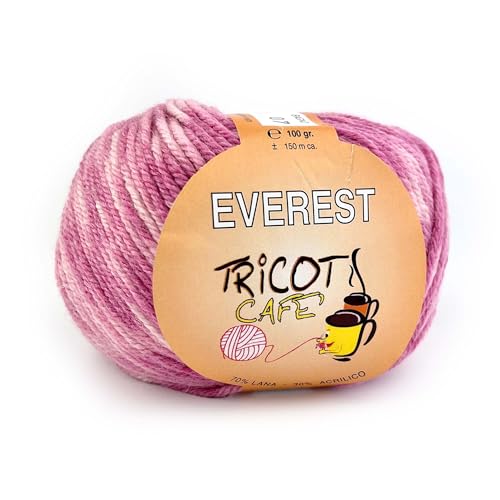 Everest by Tricot Cafè - Wollmischgarn zum Stricken und Zubehör - Mix Rosa 13 Everest by Tricot Cafè - Wollmischgarn zum Stricken und Zubehör - Mix Rosa 13 von TRICOT CAFE'
