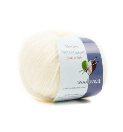 Mercerizzato 100% Merinowolle Maschinenwaschbar bis 40 ° Wollprogramm, sehr große Auswahl an Modefarben, speziell für Stricken, Webstuhl oder Maschine. von TRICOT CAFE'
