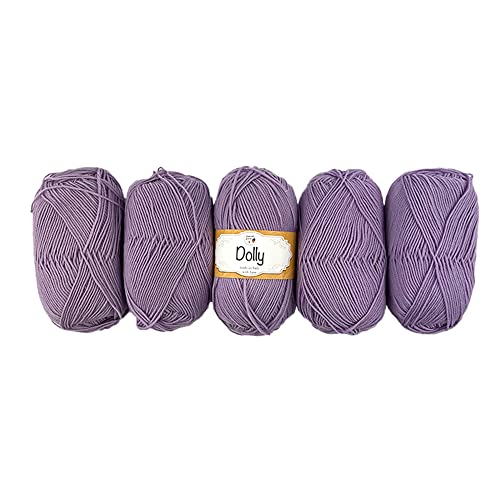 TRICOT CAFE' Lana Dolly, 5er Pack Made in Italy 100% Reine Merinowolle Extrafine/Lavendel 27 TRICOT CAFE' Lana Dolly, 5er Pack Made in Italy 100% Reine Merinowolle Extrafine/Lavendel 27 von TRICOT CAFE'