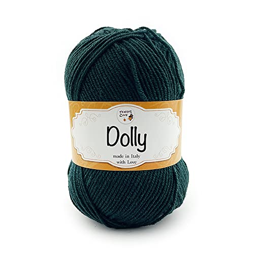 Tricot Café - Dolly Nuovo - Garn aus reiner Merinowolle - Strickgarn für Nadeln und Strickmaschinen - geeignet für die Zwischensaison - weich und flauschig - Made in Italy -Dunkles Ottanium 62 Tricot Café - Dolly Nuovo - Garn aus reiner Merinowolle - Strickgarn für Nadeln und Strickmaschinen - geeignet für die Zwischensaison - weich und flauschig - Made in Italy -Dunkles Ottanium 62 von TRICOT CAFE'