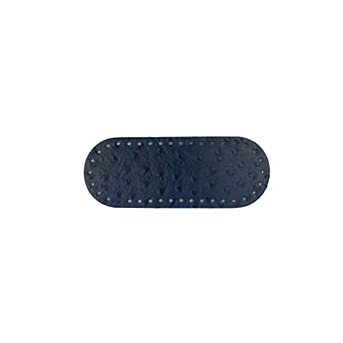 Tricot Café - Taschenböden - Taschenböden Ideal zum Häkeln von Leder und Kunstleder, um eine handgefertigte Häkeltasche zu kreieren 21x8cm blauer brokat 1pc Tricot Café - Taschenböden - Taschenböden Ideal zum Häkeln von Leder und Kunstleder, um eine handgefertigte Häkeltasche zu kreieren 21x8cm blauer brokat 1pc von TRICOT CAFE'