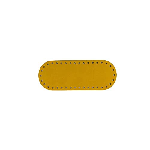 Tricot Café - Taschenböden - Taschenböden Ideal zum Häkeln von Leder und Kunstleder, um eine handgefertigte Häkeltasche zu kreieren 21x8cm gelb 1pc Tricot Café - Taschenböden - Taschenböden Ideal zum Häkeln von Leder und Kunstleder, um eine handgefertigte Häkeltasche zu kreieren 21x8cm gelb 1pc von TRICOT CAFE'
