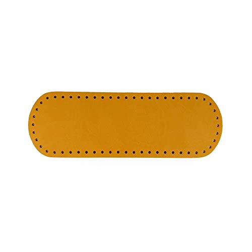 Tricot Café - Taschenböden - Taschenböden Ideal zum Häkeln von Leder und Kunstleder, um eine handgefertigte Häkeltasche zu kreieren 30X10cm gelb 1 pc Tricot Café - Taschenböden - Taschenböden Ideal zum Häkeln von Leder und Kunstleder, um eine handgefertigte Häkeltasche zu kreieren 30X10cm gelb 1 pc von TRICOT CAFE'