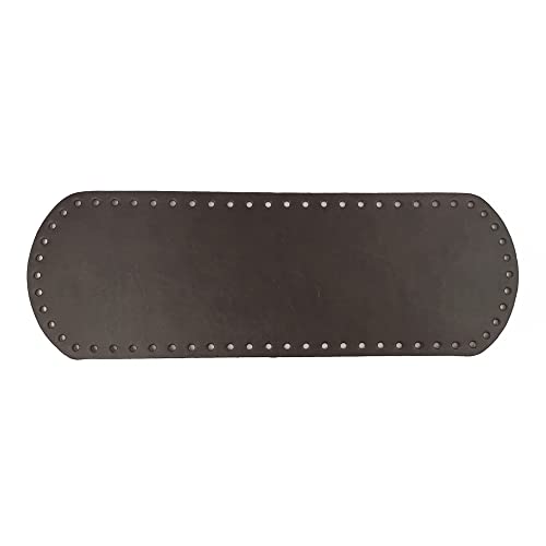 Tricot Café - Taschenböden - Taschenböden Ideal zum Häkeln von Leder und Kunstleder, um eine handgefertigte Häkeltasche zu kreieren 36X12cm 1 pc Dunkelbraun von TRICOT CAFE'