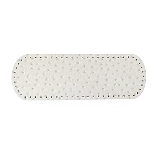 Tricot Café - Taschenböden - Taschenböden Ideal zum Häkeln von Leder und Kunstleder, um eine handgefertigte Häkeltasche zu kreieren 36X12cm 1 pc weißer Brokat Tricot Café - Taschenböden - Taschenböden Ideal zum Häkeln von Leder und Kunstleder, um eine handgefertigte Häkeltasche zu kreieren 36X12cm 1 pc weißer Brokat von TRICOT CAFE'