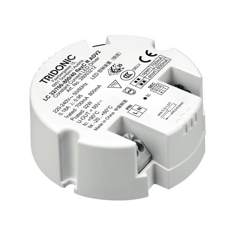 TRIDONIC LED-Treiber LC 32W 700-800mA flexC R ADV2 von TRIDONIC