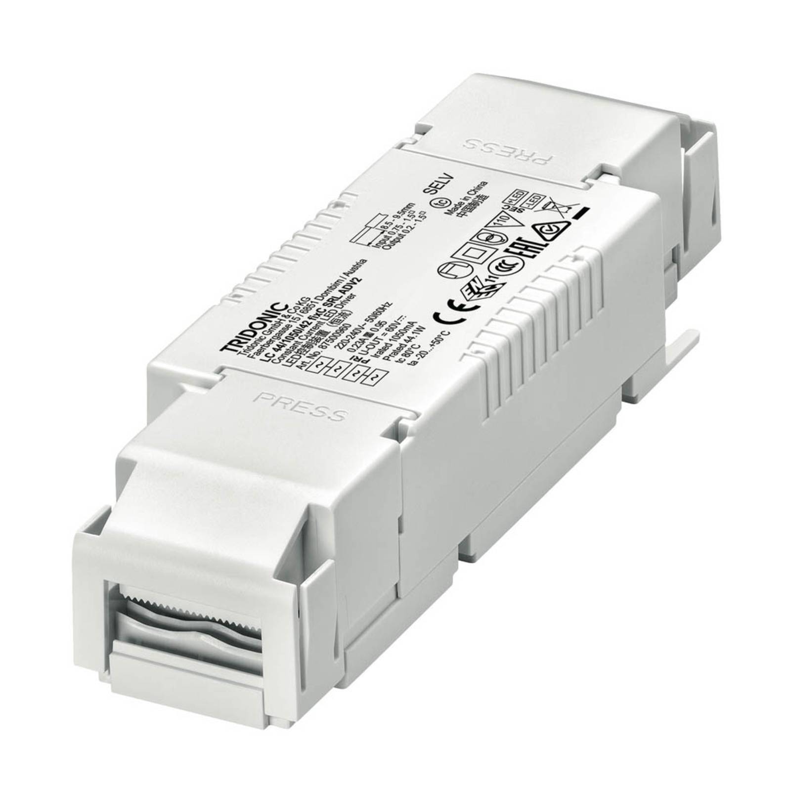 TRIDONIC LED-Treiber LC 44W 1.050mA fixC SRL ADV2 TRIDONIC LED-Treiber LC 44W 1.050mA fixC SRL ADV2 von TRIDONIC