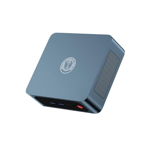 Mini PC AMD Ryzen 5 5500U(Zen 3 Architektur, bis zu 4.0GHz), 16GB DDR4 500GB M.2 NVME SSD, TRIGKEY S5 Mini Desktop Computer, Mini Gaming PC Mit Radeon™ Graphics, 2.5G RJ45 4K DP+HDMI+Type-C, Wifi 6 PC von TRIGKEY
