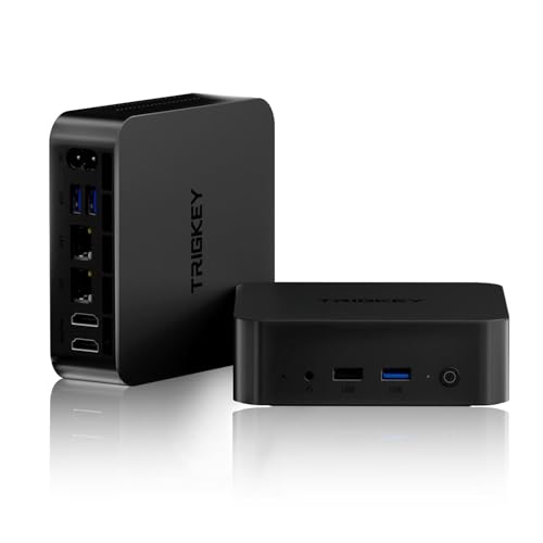 TRIGKEY Key N Mini-PC 12 Zoll Intel Alder Lake-N95 16G DDR4 500G M.2 SSD 2280, HDMI×2/LAN×1/WiFi 5/BT5.0/USB 3.2×3/ USB2.0×3 von TRIGKEY