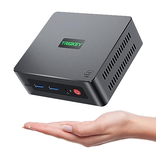 TRIGKEY Mini PC N100 Intel Alder Lake-N100 Mini-Büro-Desktop-Computer,16 GB DDR4 RAM, 500 GB SSD von TRIGKEY