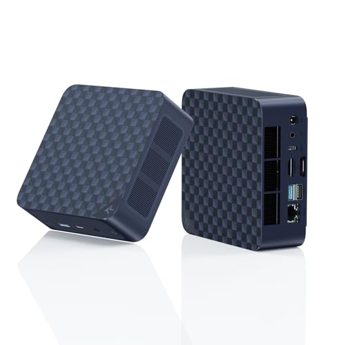 TRIGKEY Mini PC Ryzen7 8745HS(bis zu 4.9 GHz, 8C/16T), 32 GB DDR5 5600MHz 1T SSD, Key R8 Mini-Computer, ausgestattet mit Radeom 780M RDNA3, Triple Screen Display, WiFi-6, BT5.2, 2.5G LAN von TRIGKEY
