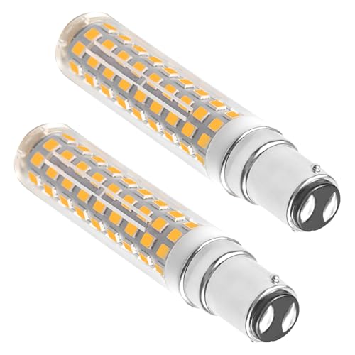 TRIJZHOU 7 Watt B15D LED, Warmweiß 3000K 700LM, Ersatz 70W Halogenlampe,Nicht Dimmbar,AC 220-240V, Doppelkontakt B15D für Deckenleuchten, Schreibtischlampen, 2er-set TRIJZHOU 7 Watt B15D LED, Warmweiß 3000K 700LM, Ersatz 70W Halogenlampe,Nicht Dimmbar,AC 220-240V, Doppelkontakt B15D für Deckenleuchten, Schreibtischlampen, 2er-set von TRIJZHOU