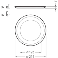 Trilux twenty3 Sanierungsring 2325 G3 C05 SP 200 - 8120600 von TRILUX twenty3