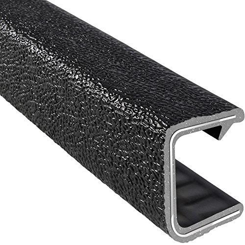 Trim-Lok Kantenverkleidung – passend für 1,9 cm Kante, 2,2 cm Beinlänge, 6,3 cm Länge, schwarz, Kieselstein-Textur, Flexibler PVC-Kantenschutz für scharfe/raue Oberflächen Trim-Lok Kantenverkleidung – passend für 1,9 cm Kante, 2,2 cm Beinlänge, 6,3 cm Länge, schwarz, Kieselstein-Textur, Flexibler PVC-Kantenschutz für scharfe/raue Oberflächen von TRIM-LOK