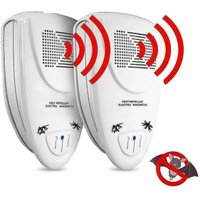 2er-Set Ultraschall-Fledermausabwehrmittel, entfernt Fledermäuse in 72 Stunden, mit EU-Stecker 2er-Set Ultraschall-Fledermausabwehrmittel, entfernt Fledermäuse in 72 Stunden, mit EU-Stecker von TRIMEC