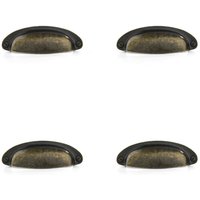 4 maniglie a conchiglia retrò, maniglie per mobili vintage, pomelli per cassetti, maniglie con viti per armadi, cassettiere e guardaroba (B-417 4 maniglie a conchiglia retrò, maniglie per mobili vintage, pomelli per cassetti, maniglie con viti per armadi, cassettiere e guardaroba (B-417 von TRIMEC